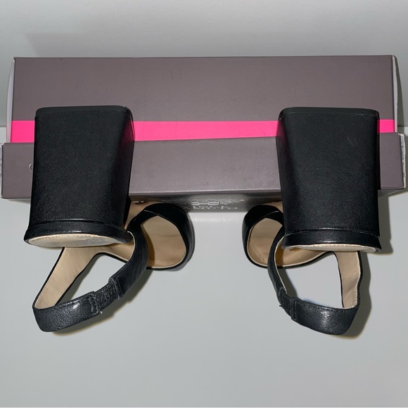 Vince Camuto Pointed Toe block heels Women’s Size 8 1/2 Black - Picture 6 of 7